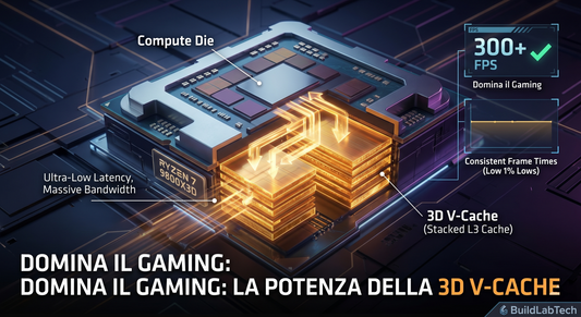 AMD Ryzen X3D: Il segreto della 3D V-Cache per FPS estremi nel Gaming