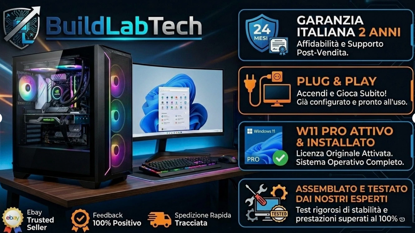 PC Gaming BLT NEXUS: Intel Ultra 7, RTX 5060, 32GB DDR5, 1TB
