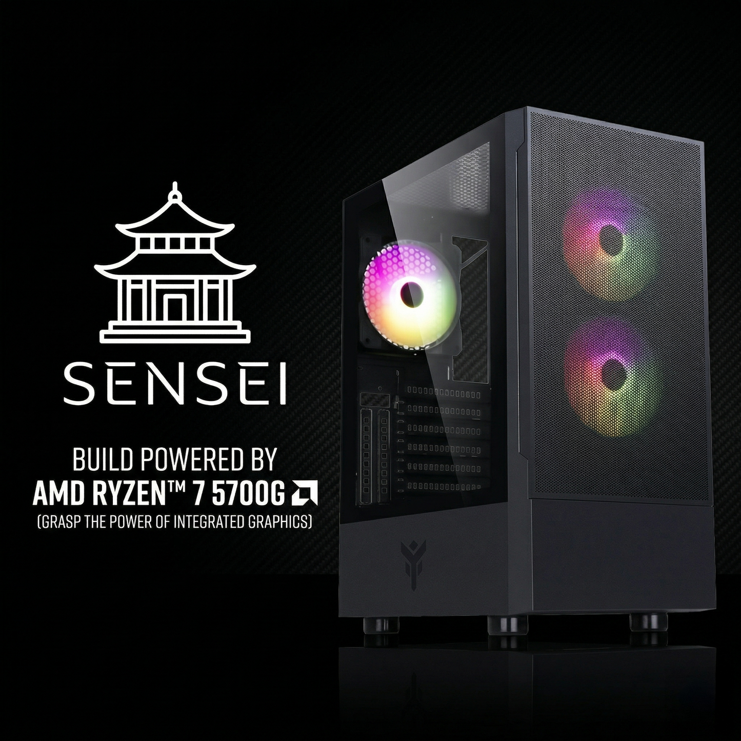 PC Desktop SENSEI | AMD Ryzen 7 5700G | 32GB RAM | 1TB SSD